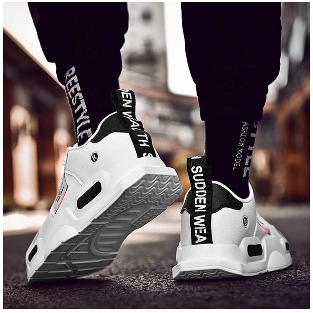 Unisex Low Top  Sport Athletic Shoes-White - Picture 8 of 8